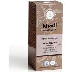 Reparierend Haarfarben & Farbbehandlungen Khadi Herbal Hair Colour Dark Brown 100g