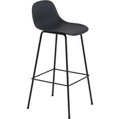 Muuto Fiber Tube Base with Backrest Bar Stool 38.4"