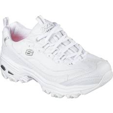 White athletic shoes Skechers D'Lites Fresh Start W - White/Silver