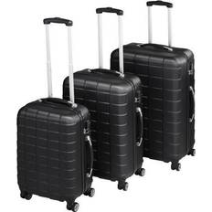 tectake Hard Shell Suitcase - 3 Set