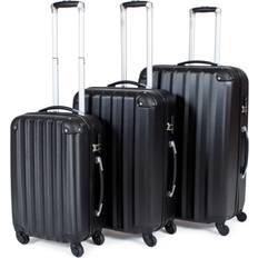 Beige Koffer-Sets tectake Lightweight Suitcase - Set of 3