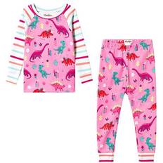 Hatley Darling Dinos Raglan Pajama Set - Pink (S19PDK1269)