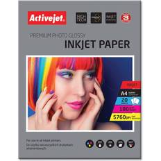 ActiveJet Premium Photo Glossy A4 180g/m² 20st