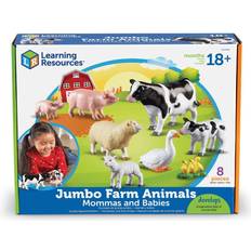 Animals Toy Figures Learning Resources Jumbo Farm Animal Mommas & Babies