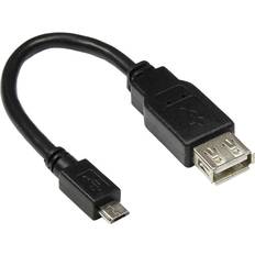 Good USB A-USB Micro B 2.0 M-F Adapter 0.1m