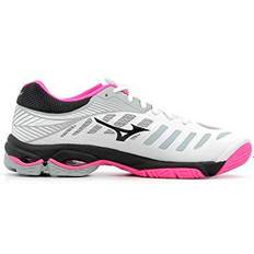 Women Handball Shoes Mizuno Wave Lightning Z4 W - White/Black/Pink