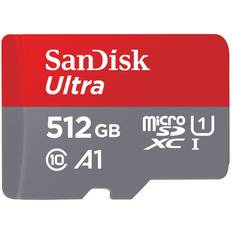 SanDisk 512 GB Memory Cards SanDisk Ultra microSDXC Class 10 UHS-I U1 A1 100MB/s 512GB +Adapter