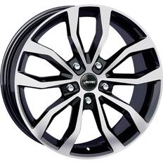 Autec Uteca Black Polished 8.5x19 5/120 ET38 Nav72.5