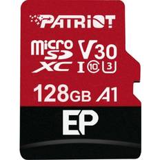 Memory Cards & USB Flash Drives Patriot EP Series microSDXC Class 10 UHS-I U3 V30 A1 100/80MB/s 128GB +Adapter