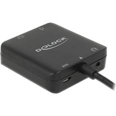 DeLock HDMI/USB Micro-B-3.5mm/Toslink M-F 0.2m