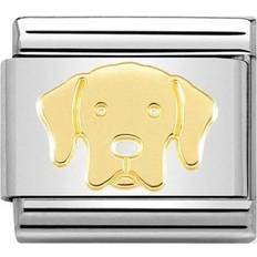 Nomination Composable Classic Link Labrador Charm - Silver/Gold