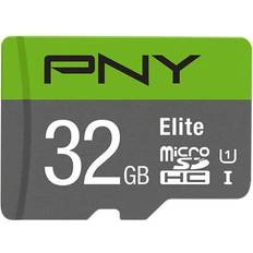 32 GB - microSDHC Memory Cards PNY Elite microSDHC Class 10 UHS-I U1 100MB/s 32GB