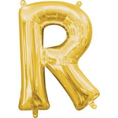 Amscan Foil Ballon MiniShape Letter R Gold