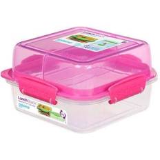 Sistema To-Go 5.9 Cup Lunch Cube Plastic Food Storage Containers