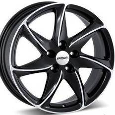 Ronal R51 Black Polished 7x16 4/108 ET25 CB65.1