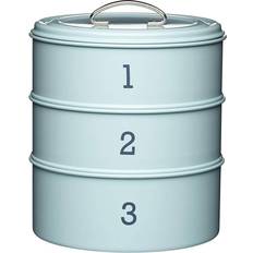 KitchenCraft Living Nostalgia Three Tier Cake Tin Kitchen Storage