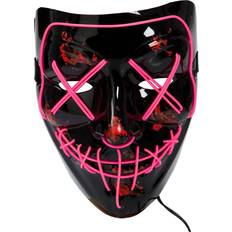 Annen Film & TV Masker El Wire Purge LED Mask Rosa