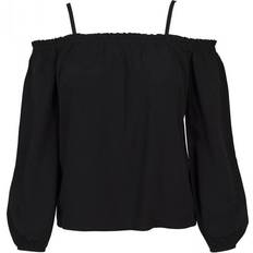 Urban Classics Ladies Cold Shoulder Longsleeve - Black