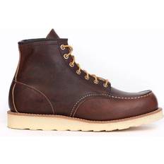 Brown - Men Boots Red Wing Classic Moc - Briar Oil Slick
