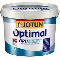 Jotun Tremaling - Utendørsmaling Jotun Optimal Optiwhite Tremaling Hvit 9L