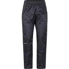 Dame - Svarte Regnbukser Marmot Women's PreCip Eco Full-Zip Pants - Black