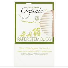 Simply Gentle Organic Paper Stem Buds 200-pack