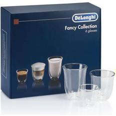 Ohne Griff Milchkaffee-Gläser De'Longhi Fancy Collection Milchkaffee-Glas 3Stk.