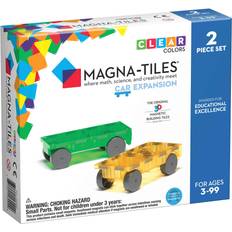 Billig Byggesett Magna-Tiles 3D Magnetic Building 2 Cars Expansion Set
