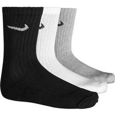 Weiß Socken Nike Value Cotton Crew Training Socks 3-pack Men - Grey/White/Black