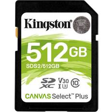 512 GB - SDXC Speichermedium Kingston Canvas Select Plus SDXC Class 10 UHS-I U3 V30 100/85MB/s 512GB