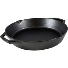 Matfer Bourgeat Black Carbon Steel Paella Pan, 17 3/4 