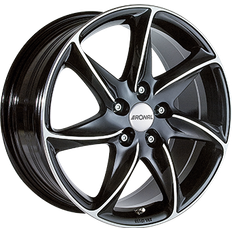 Ronal R51 Black Polished 8x17 5/112 ET45 CB76