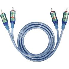 Oehlbach NF Set ICE BLUE 2RCA - 2RCA 0.5m