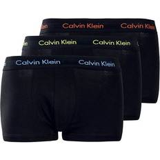 Calvin Klein Boksere Underbukser Calvin Klein Cotton Stretch Low Rise Trunks 3-pack - Black