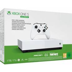 Microsoft Xbox One S All Digital Edition 1TB - Sea of Thieves, Fortnite and Minecraft