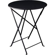 Black round folding table Fermob Bistro Ø60cm