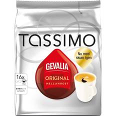 Kaffekapsler Tassimo Gevalia Medium Roasted Coffee Capsules 16st