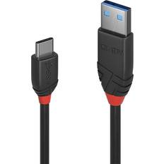 Black Line USB A-USB C 3.1 0.1m