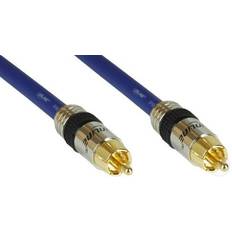 InLine Premium 50 Ohm Coax 1RCA - 1RCA 5m