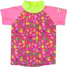 6-9M UV-klær ImseVimse Swim & Sun T-shirt - Pink Beach Life