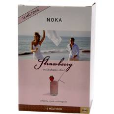 Jordbær Vektkontroll & Detox Noka Milkshake Strawberry 525g 15 st