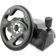 Ratt - og pedalsett Esperanza Drift Steering Wheel - Black