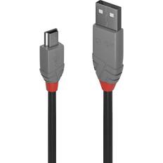 Lindy Anthra Line USB A-USB Mini-B 2.0 0.2m