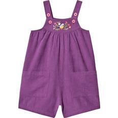 Lila Playsuits Frugi Peggy Cord Playsuit - Amethyst/Finch Floral (499232)