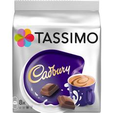 Beste Schokoladengetränke Tassimo Cadbury Hot Chocolate 8Stk. 1Pack