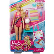 Dolls & Doll Houses Barbie Dreamhouse Adventures Swim‘n Dive Doll & Accessories
