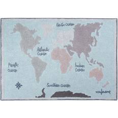 Lorena Canals Vintage Map Rug 55.1x78.7"