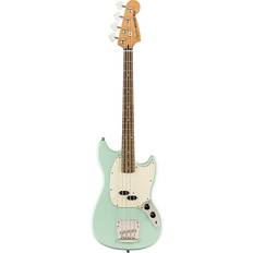 Grønn El-basser Squier By Fender Classic Vibe '60s Mustang Bass