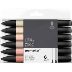Winsor & Newton Markers Winsor & Newton Promarker 6 Skin Tones Set 1