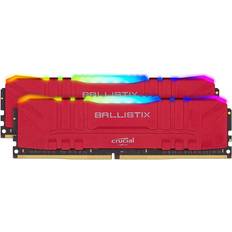 Crucial Ballistix Red RGB LED DDR4 3600MHz 2x8GB (BL2K8G36C16U4RL)